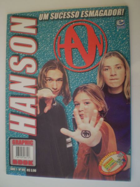Revista com book dos Hanson